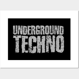 Underground Techno Posters and Art